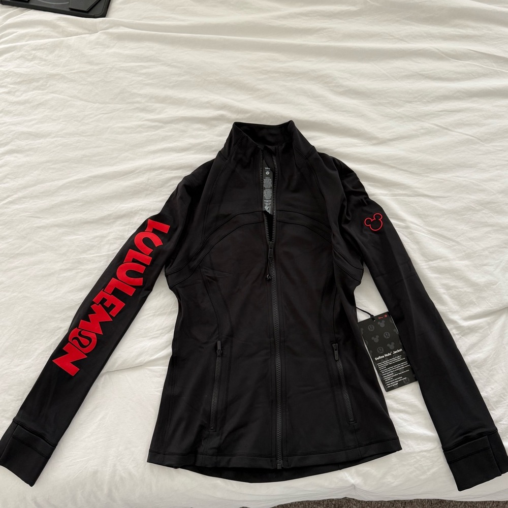 Lululemon Athletica Black and Red Utility Jacket